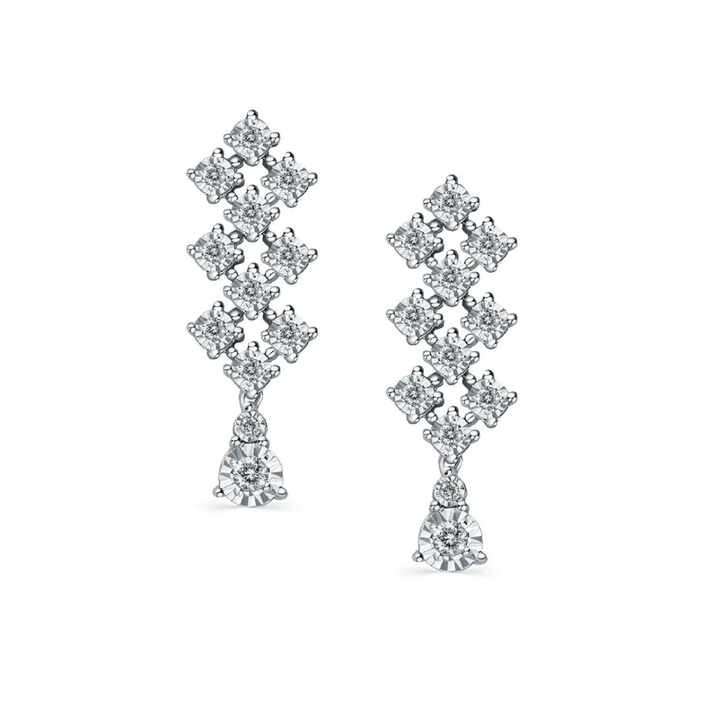 Joie diamond earrings