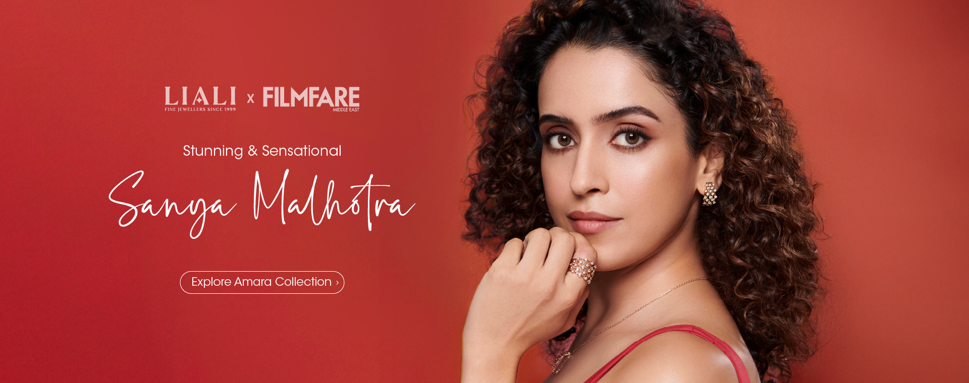 Sanya Malhotra wearing Amara Collection